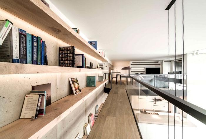 優雅時尚風格的現代簡約Loft住宅設計