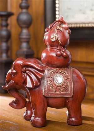 辦公室風水擺件-榮華象擺件 你的辦公室里擺了嗎?