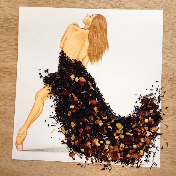 在平凡中創造不凡：時尚服飾拼貼畫欣賞第二篇