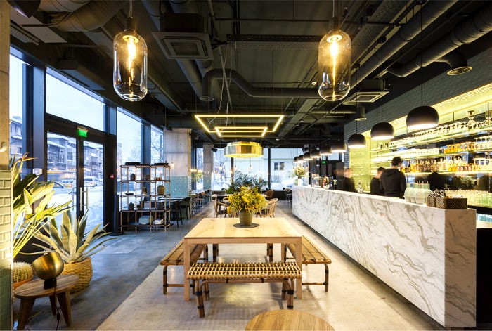 工業風格餐廳設計