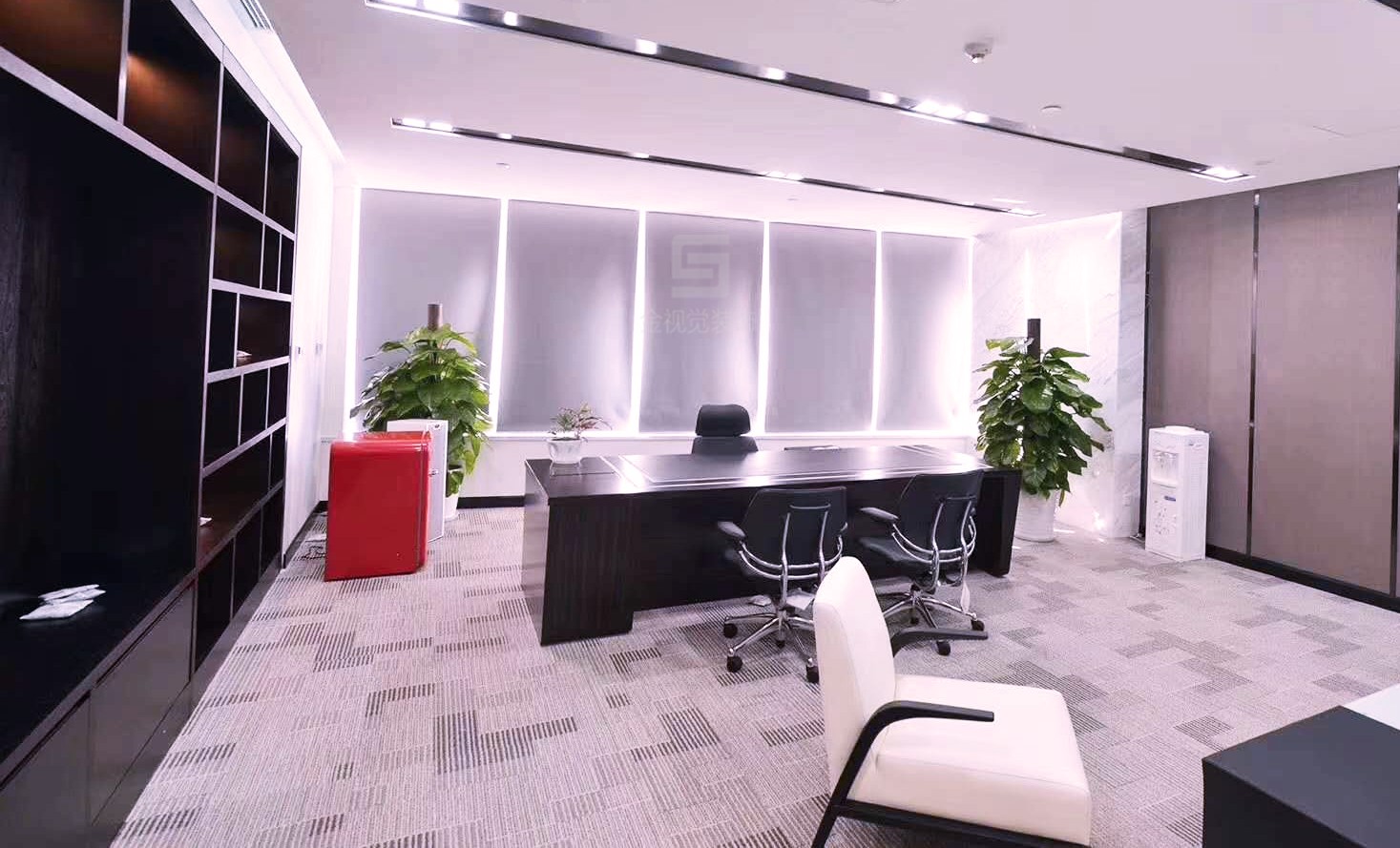 旅游公司總經理室裝修設計