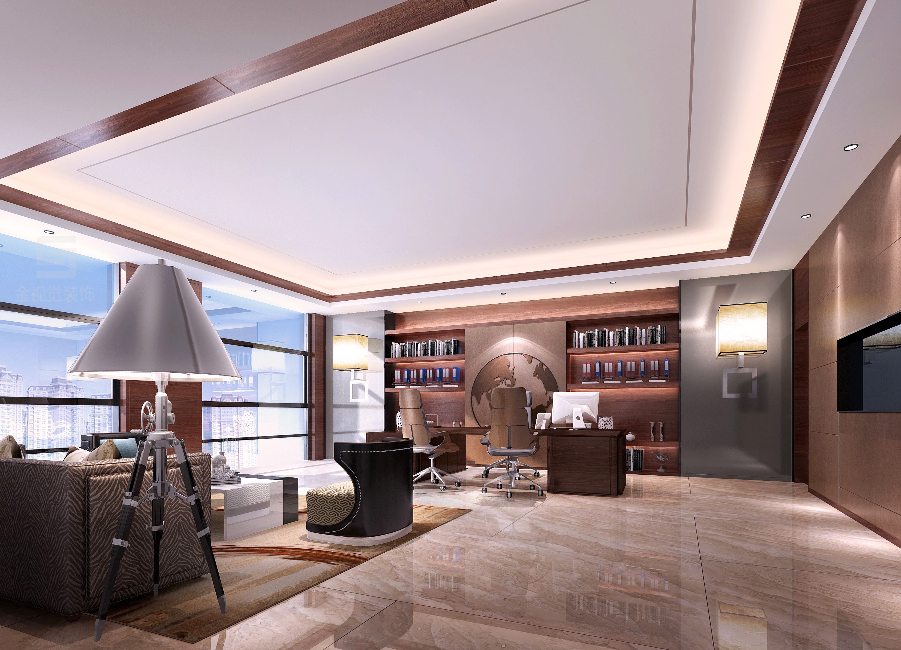 大氣總經理室設計