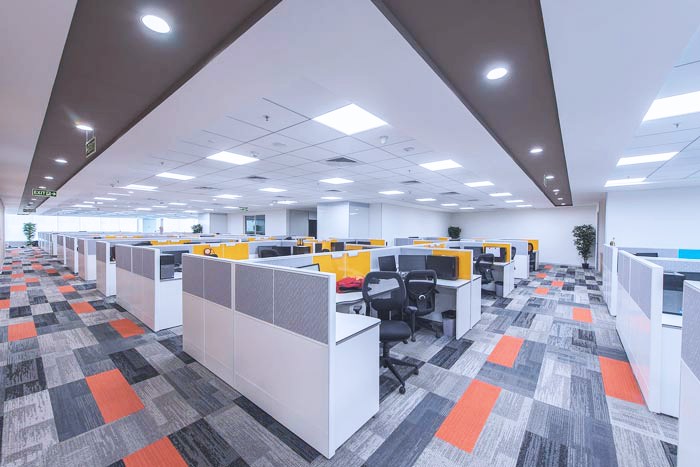 互聯(lián)網(wǎng)公司開敞辦公區(qū)域設(shè)計(jì)圖