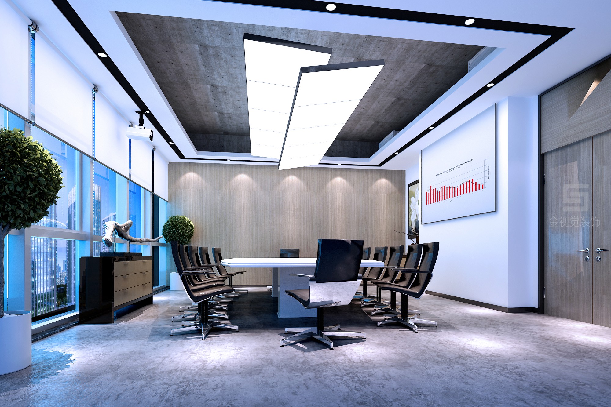 設(shè)計(jì)公司會(huì)議室裝修設(shè)計(jì)