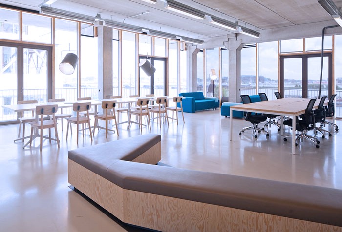 現代簡約辦公室休息區設計