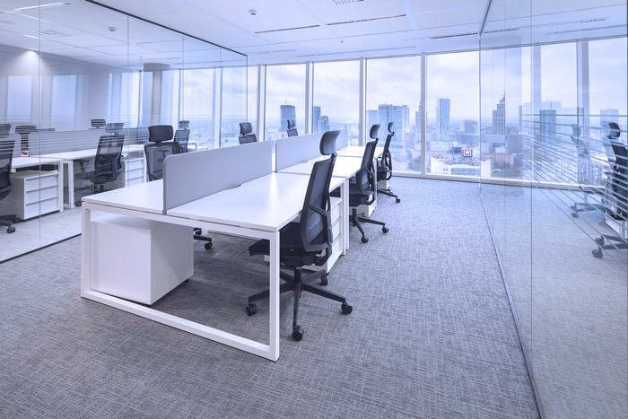 現代簡約辦公室辦公區設計