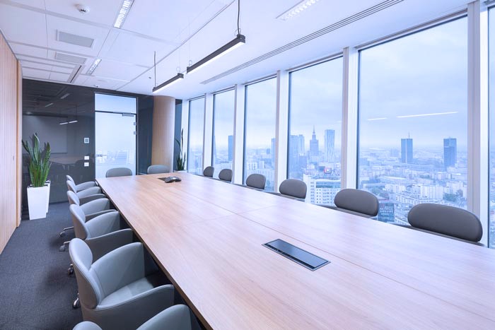 現代簡約辦公室會議室設計