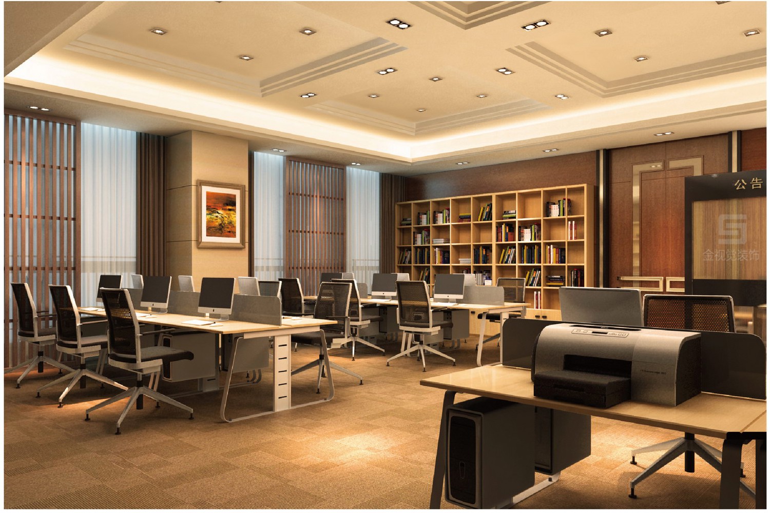 文化公司辦公區設計