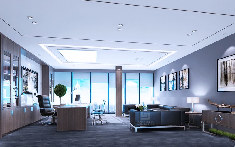 網絡公司經理室裝修設計