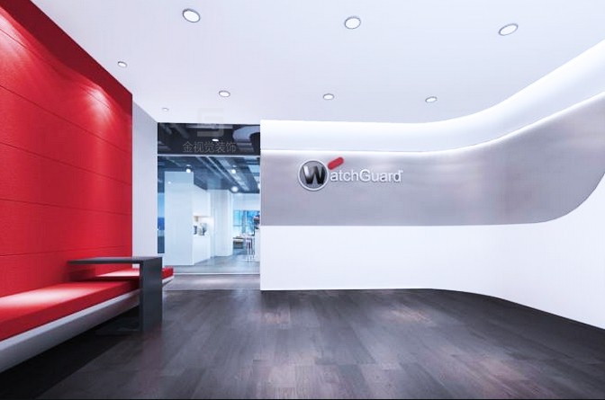 網絡公司辦公室前臺設計