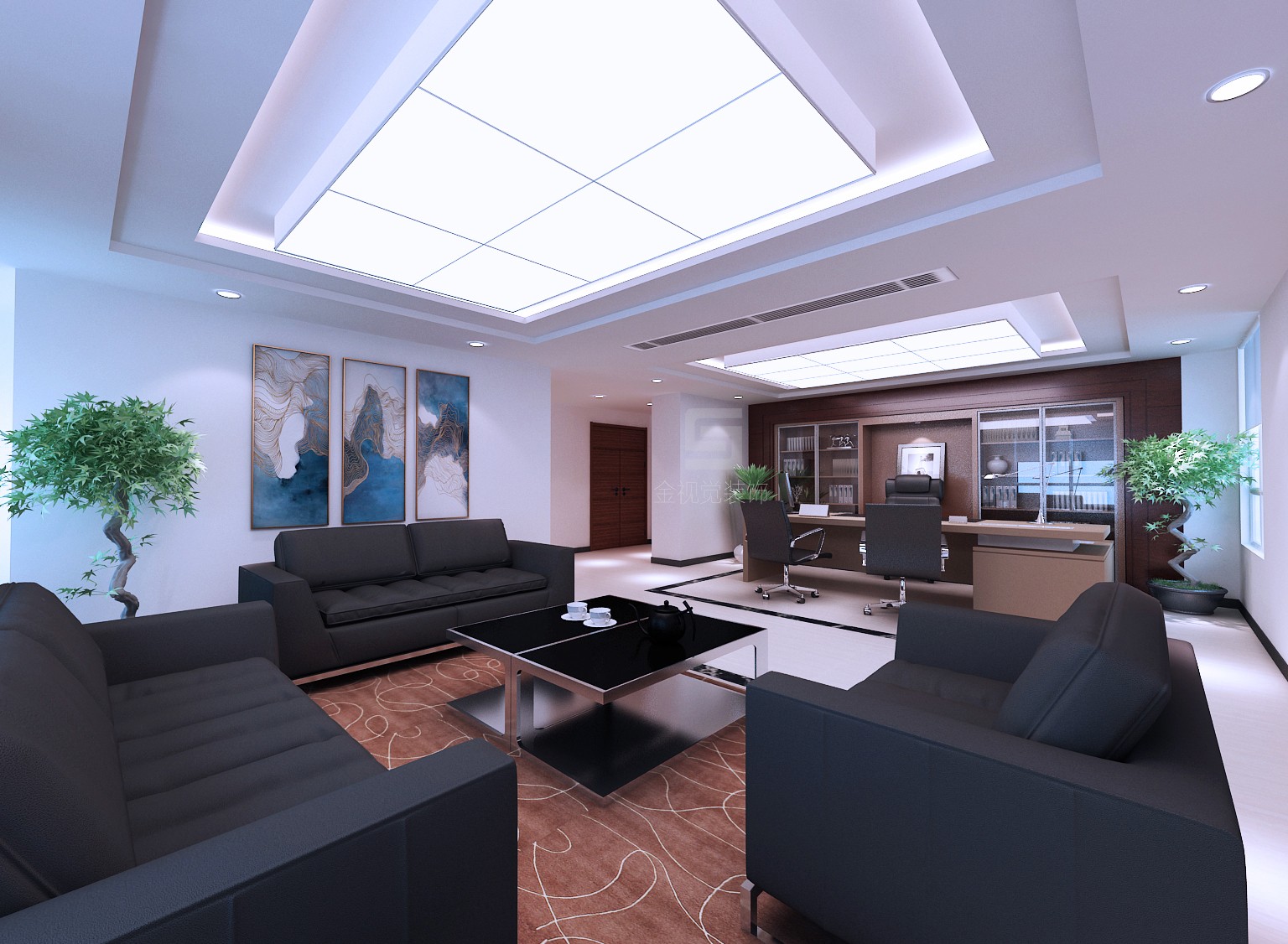 上市公司董事長辦公室設(shè)計(jì)