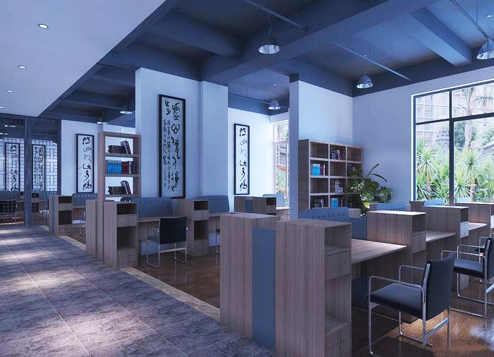 中式風格辦公區域設計