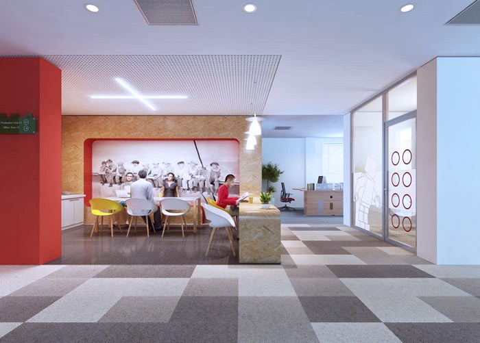 時(shí)尚、簡(jiǎn)約休息區(qū)域設(shè)計(jì)