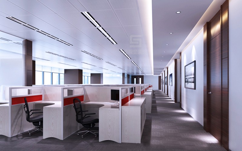 投資公司辦公區裝修設計