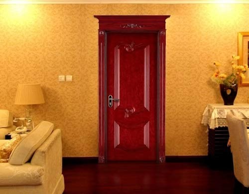 紅色+白色+粉紅色原木門,辦公室裝修設計時顏色搭配應該注意那些