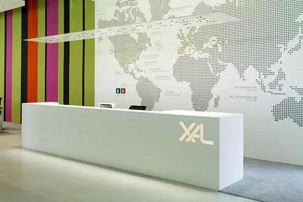 現代簡約風格,高顏值的前臺!